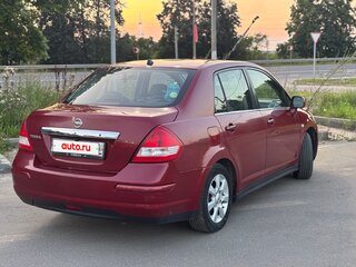 2008 Nissan Tiida I, красный, 485000 рублей, вид 4