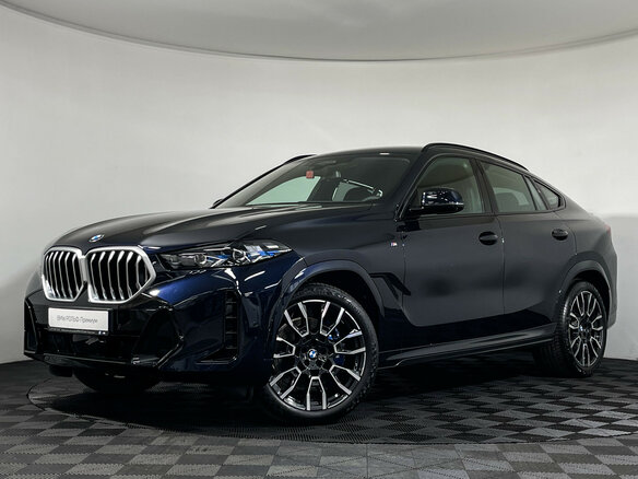 2025 BMW X6 40i III (G06) Рестайлинг, синий