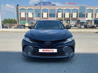 2018 Toyota Camry VIII (XV70), синий, 2500000 рублей, вид 3