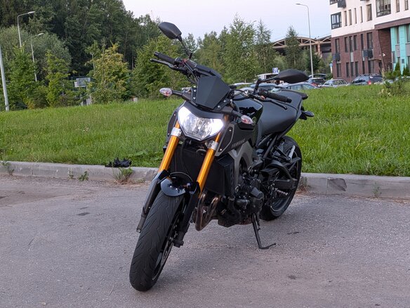 2015 Yamaha MT-09 (FZ-09), фиолетовый, 680000 рублей - вид 14