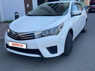 2013 Toyota Corolla XI (E160, E170, E180), белый, 1210000 рублей, вид 1