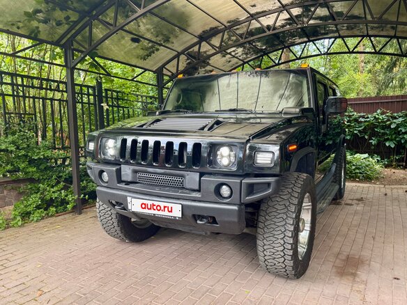 2003 Hummer H2 I, чёрный - вид 3