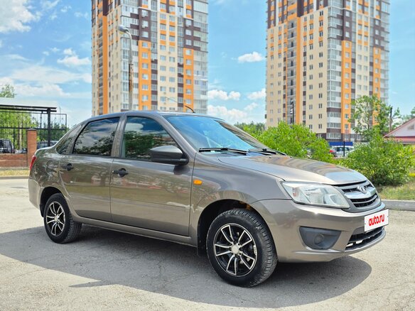 2015 Lada (ВАЗ) Granta I, коричневый, 499000 рублей - вид 8
