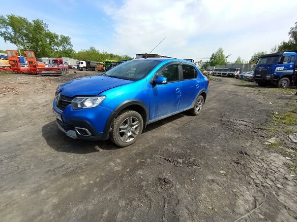 2021 Renault Logan Stepway II Рестайлинг, синий, 957390 рублей - вид 1
