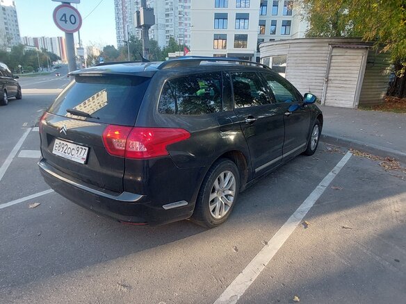 2008 Citroen C5 II, чёрный, 550000 рублей - вид 1