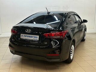 2019 Hyundai Solaris II, чёрный, 1205000 рублей, вид 4