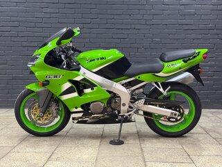 2002 Kawasaki ZX-6R Ninja, зелёный, 455000 рублей, вид 4