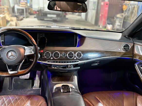2014 Mercedes-Benz S-Класс 350 CDI BlueTEC VI (W222, C217), чёрный, 3500000 рублей - вид 9