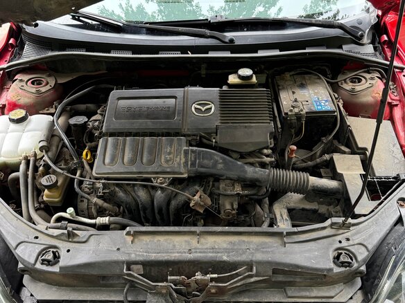 2007 Mazda 3 I (BK) Рестайлинг, красный, 560000 рублей - вид 6