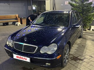 2004 Mercedes-Benz C-Класс 230 II (W203), синий, 750000 рублей, вид 1