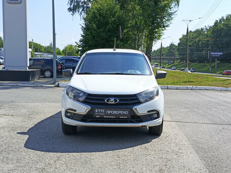 2019 Lada (ВАЗ) Granta I Рестайлинг, белый, 510000 рублей, вид 2