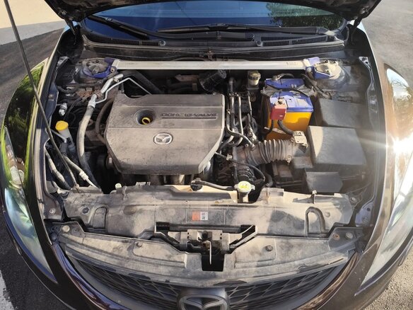 2007 Mazda 6 II (GH), пурпурный - вид 12