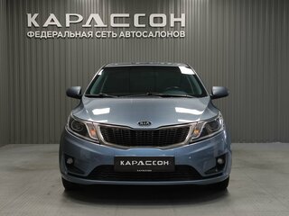 2014 Kia Rio 4-speed III, голубой, 780000 рублей, вид 3