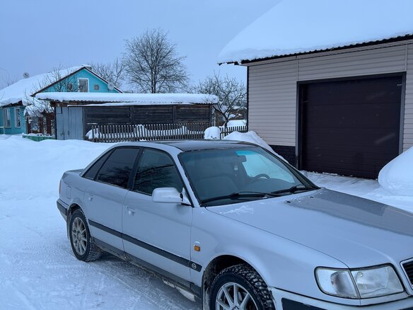 1992 Audi 100 IV (C4), серебристый - вид 3