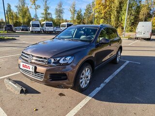 2012 Volkswagen Touareg II, коричневый, 1750000 рублей, вид 1