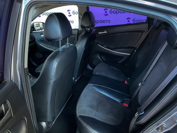 2015 Hyundai Solaris I Рестайлинг, серый - вид 12