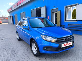2020 Lada (ВАЗ) Granta I Рестайлинг, синий, 730000 рублей, вид 4