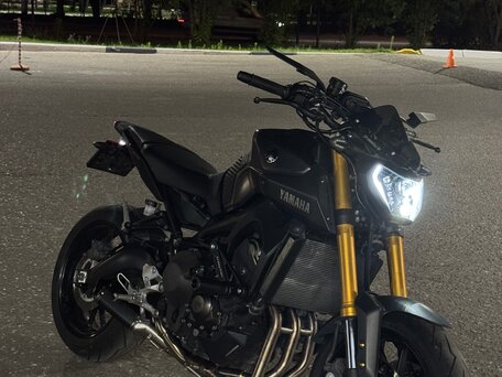 2016 Yamaha MT-09 (FZ-09), серый, 730000 рублей, вид 5