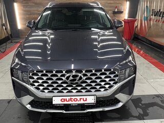 2021 Hyundai Santa Fe IV Рестайлинг, синий, 3550000 рублей, вид 2