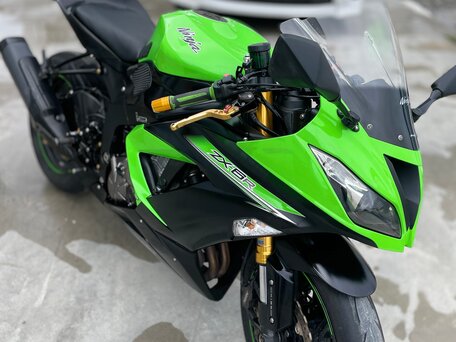 2014 Kawasaki ZX-6R Ninja, зелёный, 660000 рублей, вид 2