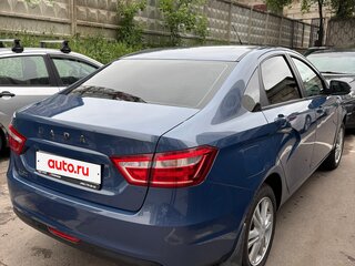 2018 Lada (ВАЗ) Vesta I, синий, 1100000 рублей, вид 2