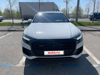 2019 Audi Q8 55 TFSI I (4M), белый, 6500000 рублей, вид 3