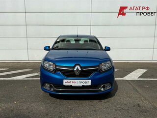 2014 Renault Logan I Рестайлинг, синий, 970000 рублей, вид 2