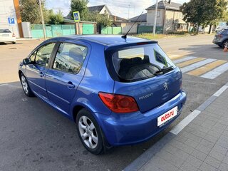 2006 Peugeot 307 I Рестайлинг, синий, 535000 рублей, вид 2