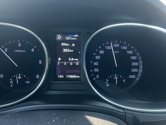 2015 Hyundai Santa Fe III Рестайлинг, белый, 2500000 рублей - вид 5