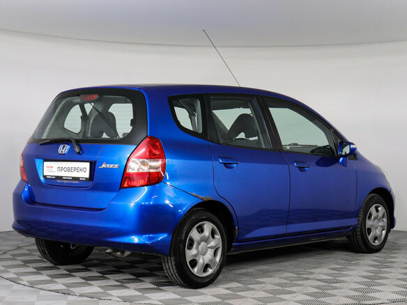 2007 Honda Jazz I Рестайлинг, синий - вид 2