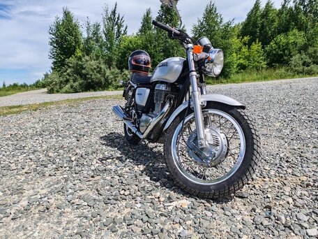 1997 Suzuki ST 400 Tempter, серебристый, 350000 рублей, вид 2