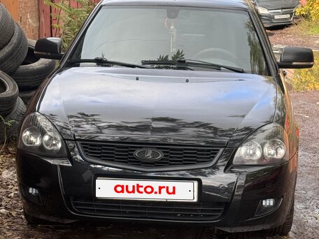 2010 Lada (ВАЗ) Priora I, чёрный, 380000 рублей, вид 1