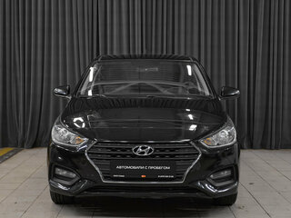 2017 Hyundai Solaris II, чёрный, 1190000 рублей, вид 2