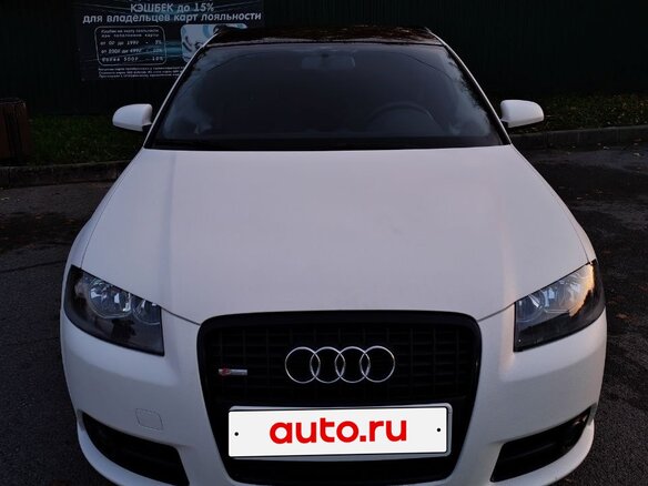 2007 Audi A3 II (8P) Рестайлинг 1, белый