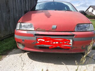 1997 Fiat Punto I, красный, 80000 рублей, вид 1