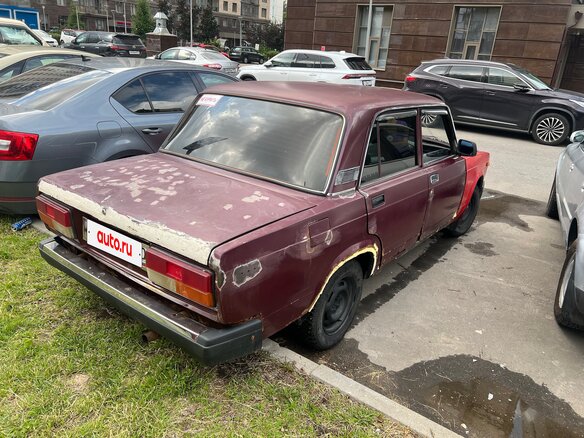 2003 Lada (ВАЗ) 2107, красный - вид 3