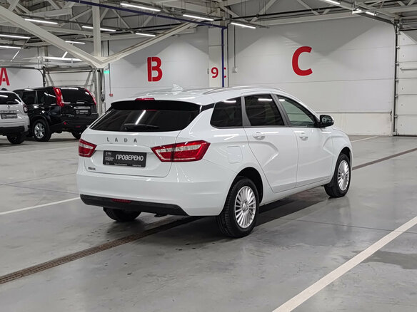 2019 Lada (ВАЗ) Vesta SW I, белый - вид 4