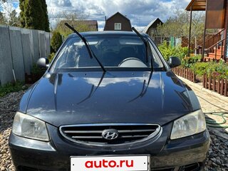 2008 Hyundai Accent ТагАЗ II, чёрный, 305000 рублей, вид 1