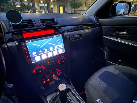 2007 Mazda 3 I (BK) Рестайлинг, красный, 690000 рублей - вид 7