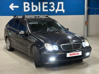 2003 Mercedes-Benz C-Класс 200 II (W203), чёрный, 400000 рублей, вид 4