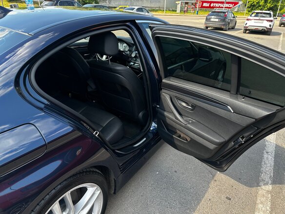 2014 BMW 5 серии 520i VI (F10/F11/F07) Рестайлинг, синий, 1500000 рублей - вид 14