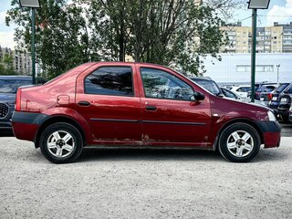 2009 Renault Logan I, красный, 189000 рублей, вид 4