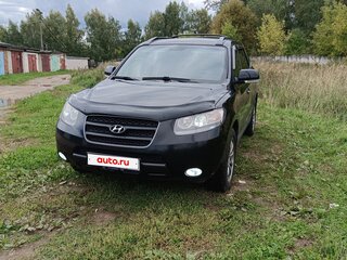 2008 Hyundai Santa Fe II, чёрный, 1000000 рублей, вид 2