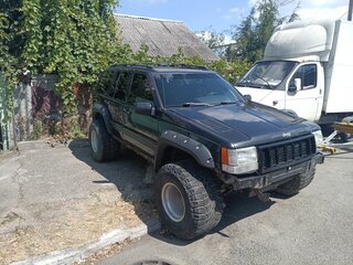 1998 Jeep Grand Cherokee I (ZJ) Рестайлинг, чёрный, 666000 рублей, вид 3