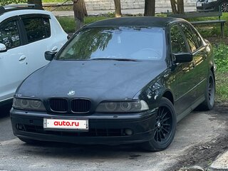 2000 BMW 5 серии 525i IV (E39) Рестайлинг, чёрный, 420000 рублей, вид 2