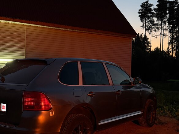 2003 Porsche Cayenne S I (955), серый, 1100000 рублей - вид 2