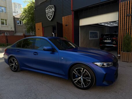2022 BMW 3 серии 320i VII (G2x) Рестайлинг, синий, 4700000 рублей, вид 5