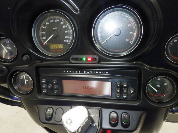 2008 Harley-Davidson Electra Glide, синий, 877000 рублей - вид 8