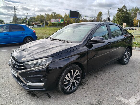 2025 Lada (ВАЗ) Vesta I Рестайлинг (NG), чёрный, 1600000 рублей - вид 6