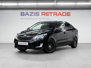 2013 Kia Rio 5-speed III, чёрный, 990000 рублей, вид 1